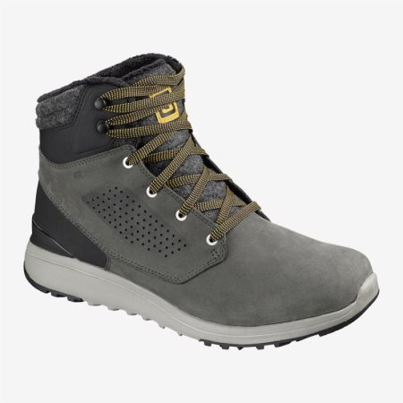 Buty Trekkingowe Męskie Salomon UTILITY WINTER CS WP Szare - PL 0-UBTJ